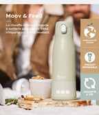 Chauffe-biberon nomade rechargeable Moov & Feed - Babymoov