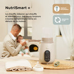 Babymoov - Chauffe-Biberon/stérilisateur Nutrismart + Mineral Beige