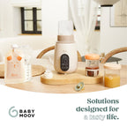 Babymoov - Chauffe-Biberon/stérilisateur Nutrismart + Mineral Beige