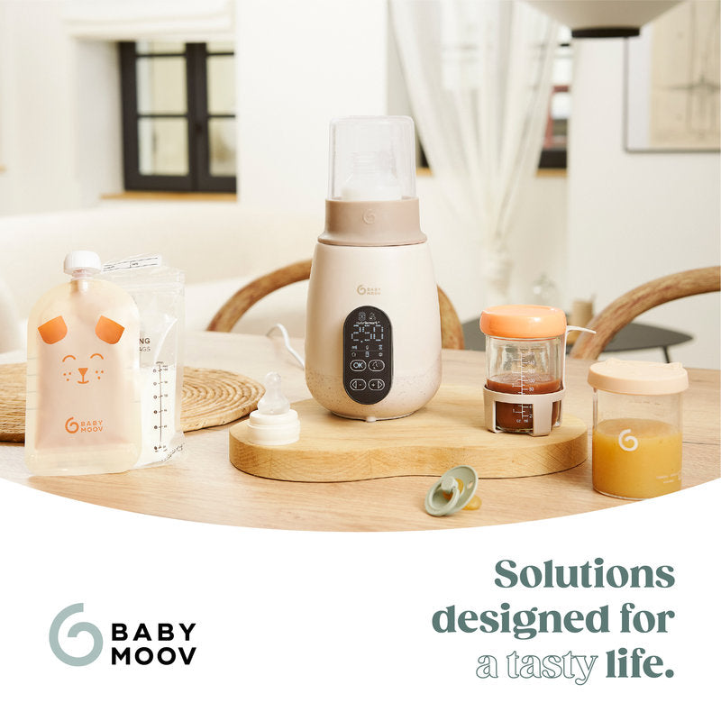 Babymoov - Chauffe-Biberon/stérilisateur Nutrismart + Mineral Beige