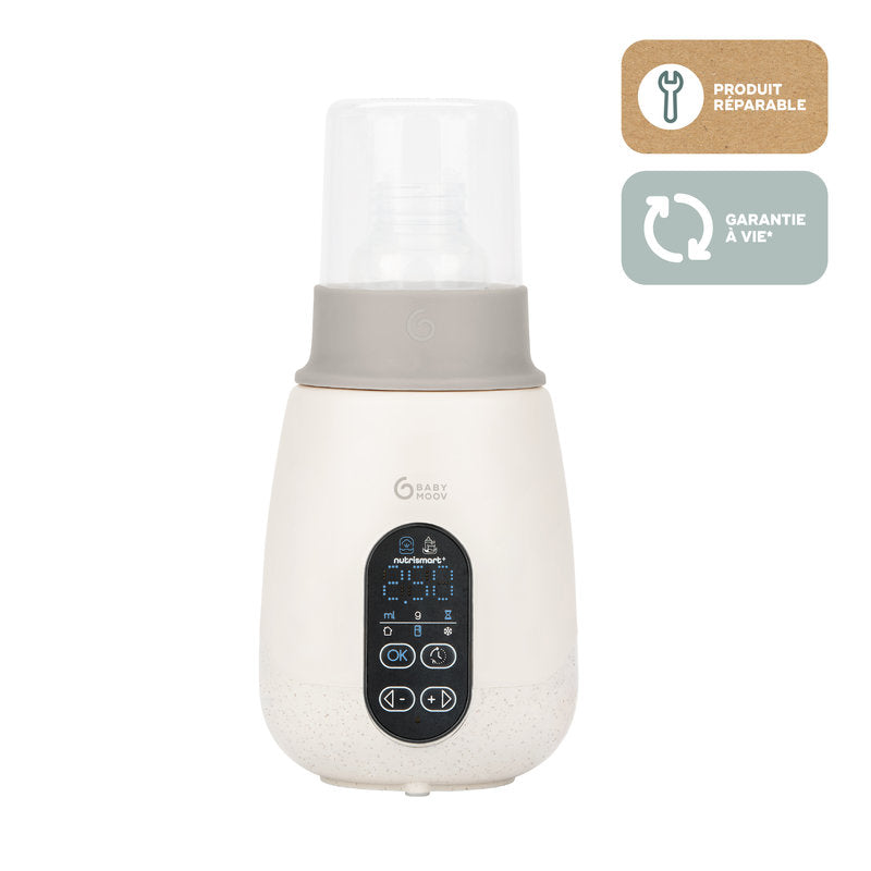 Babymoov - Chauffe-Biberon/stérilisateur Nutrismart + Mineral Beige