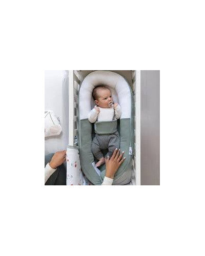 Doomoo Cocoon Réducteur Nouveau-Né Ultra Confortable - Ours Gris, De La Naissance à 8 Mois