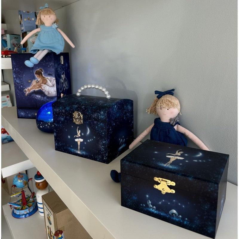 Trousselier Boite à Musique Cube Phosphorescent Ballerina