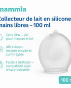 Collecteur de lait maternel mains libres 100 ml – Mammia