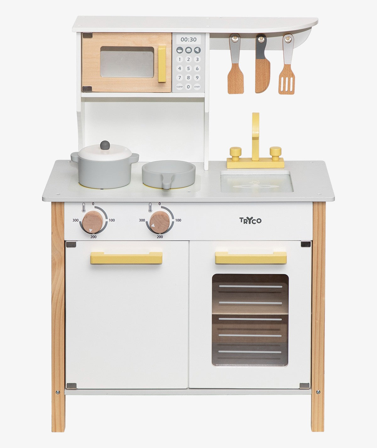 Cuisine Blanc/Or en Bois