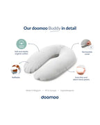 Coussin d Allaitement et Grossesse BUDDY Tetra Jersey Green Doomoo