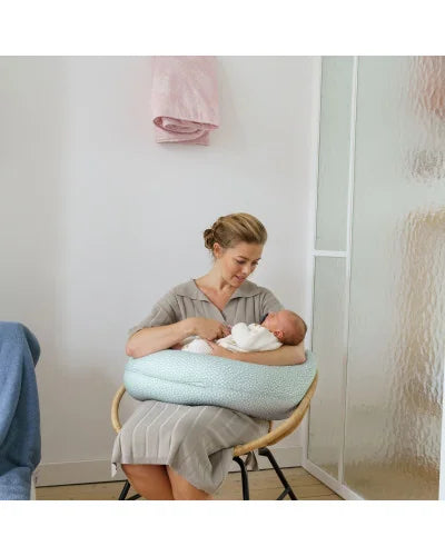Coussin d Allaitement et Maternité BUDDY Cloudy Kaki Doomoo