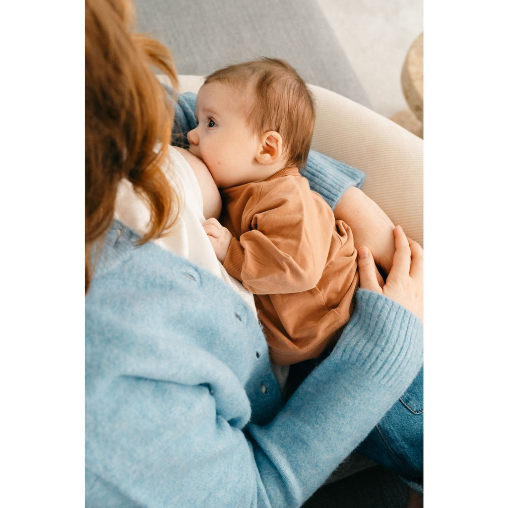 Coussin de maternité Buddy allaitement Corduroy Sand - Doomoo