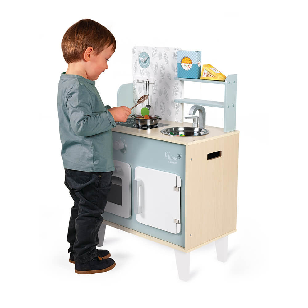 Cuisine plume en bois