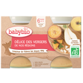 Babybio Babybio Petit pot délice des vergers 2x130g
