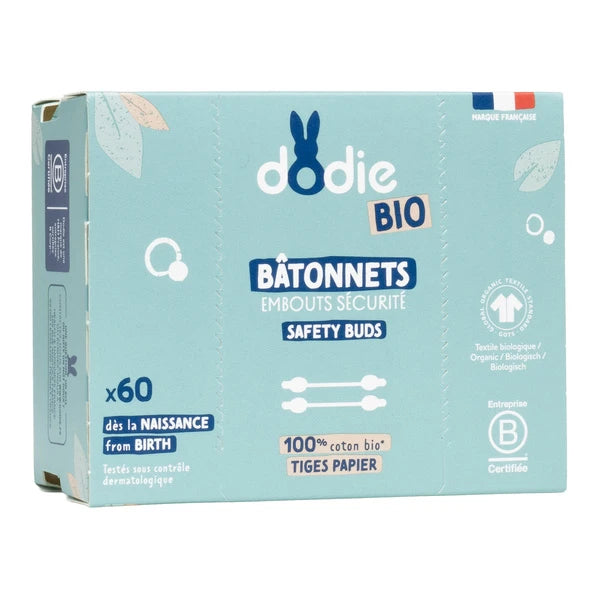 Dodie Bâtonnets bébé BIO GOTS x60