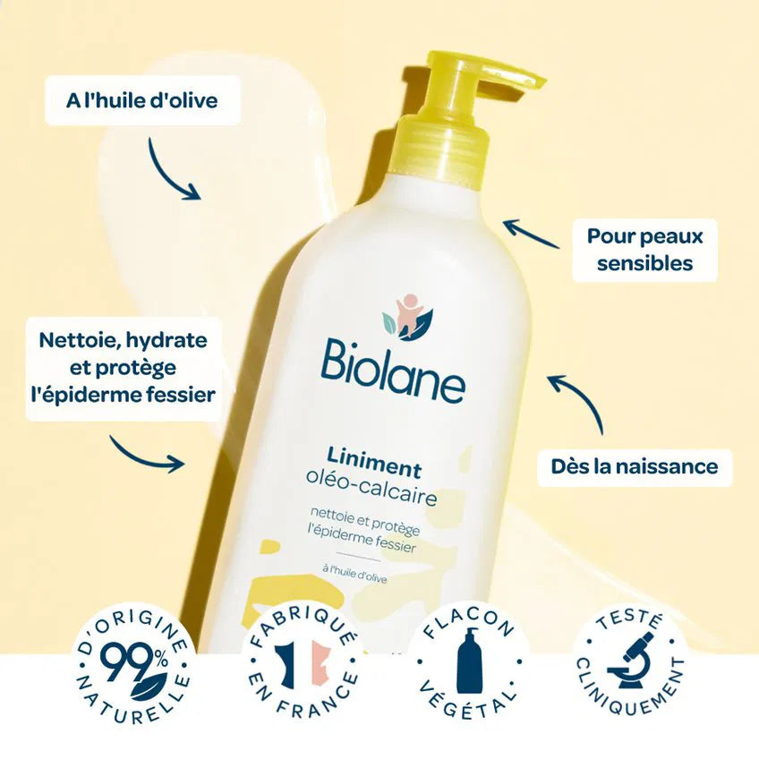Biolane Liniment Oléo-Calcaire à l’Huile d’Olive 700ml