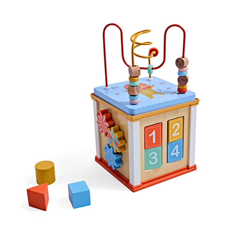 EUREKAKIDS - Little Activity Cube Wild en bois