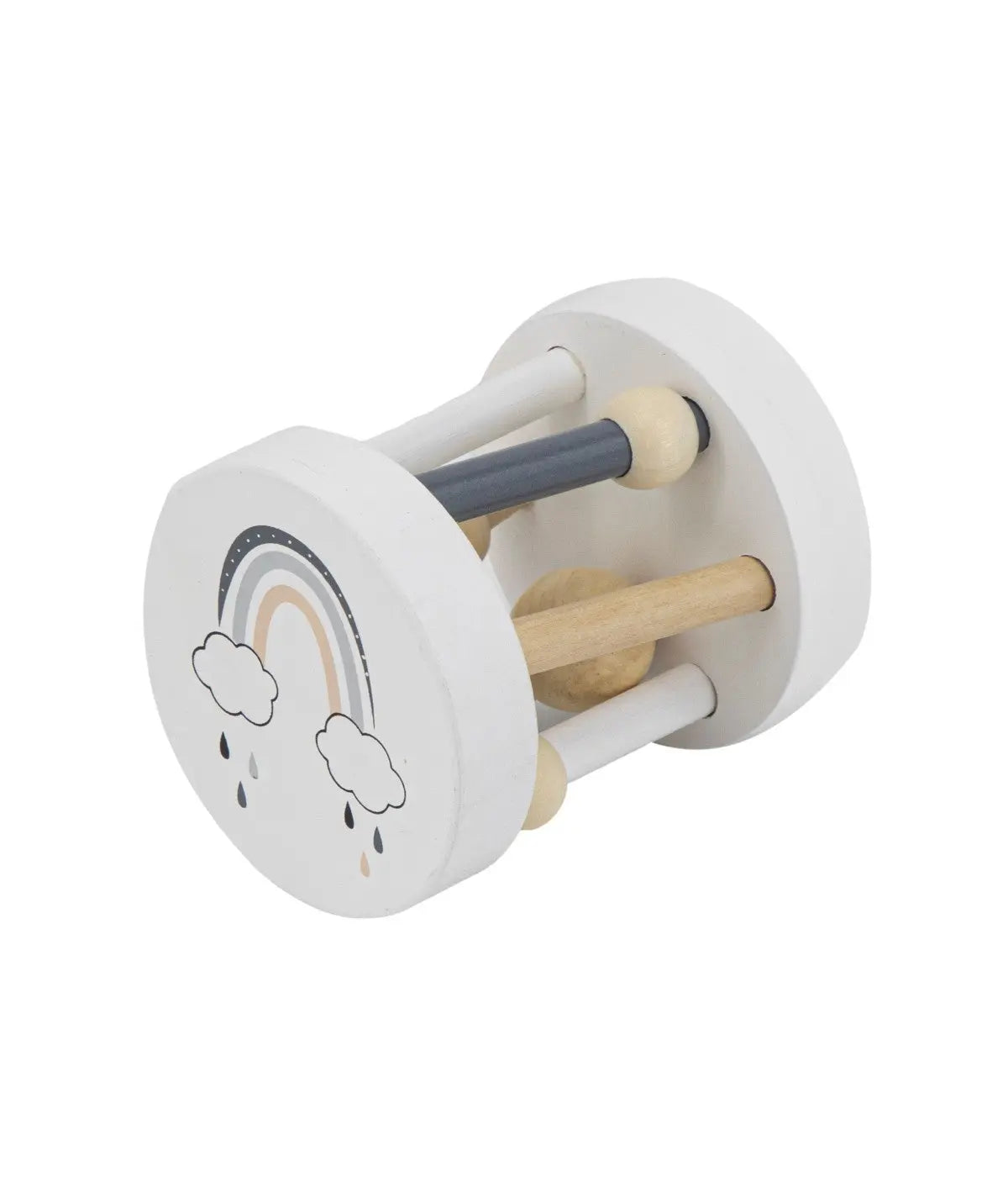 Hochet roulant en bois +12M