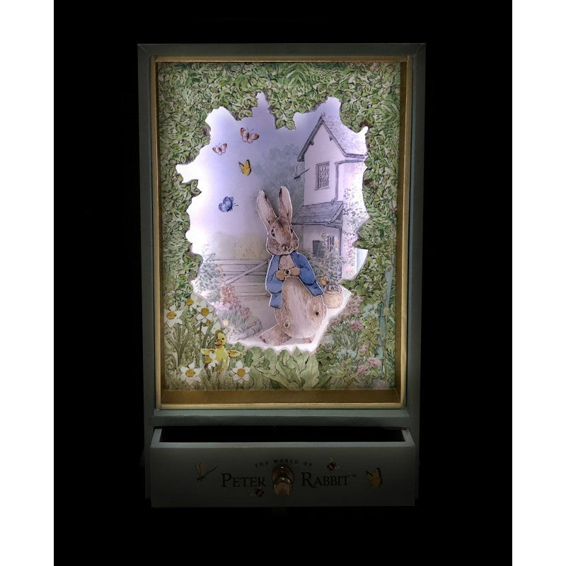 Grand Dancing Musical & Veilleuse Peter Rabbit – Jardin