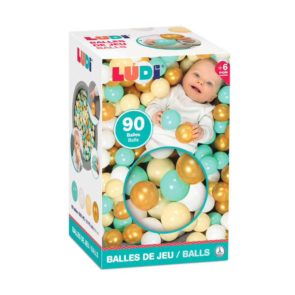 Lot de 90 balles de jeu - LUDI