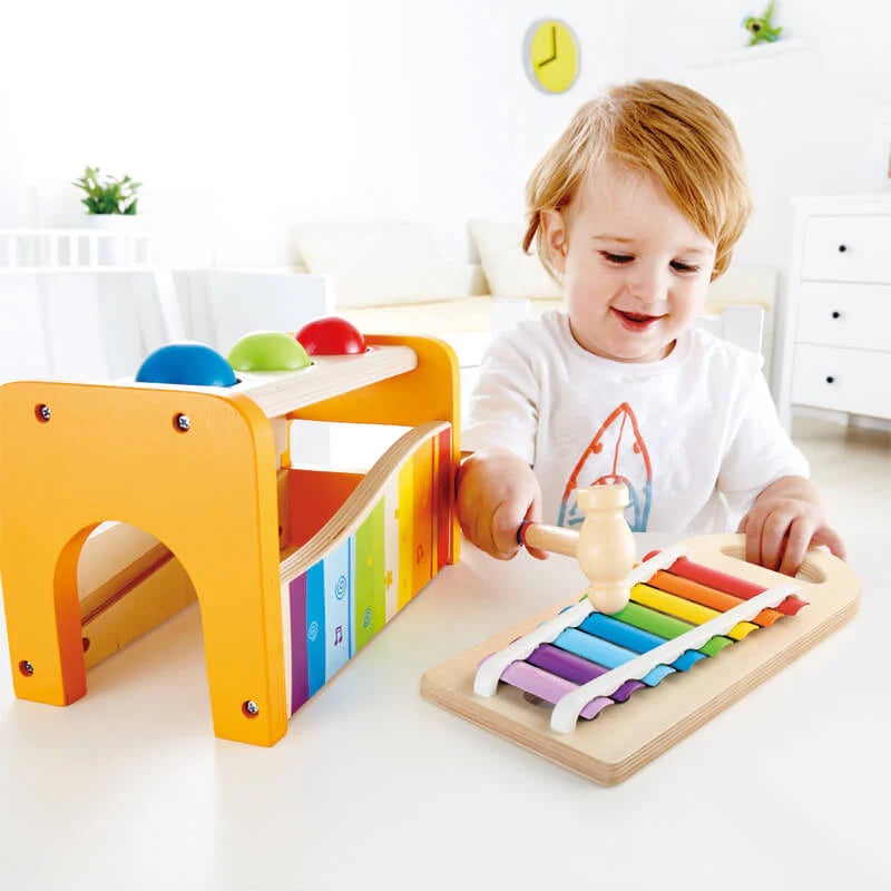 HAPE - Pound & Tap Bench With Slide Out Xylophone