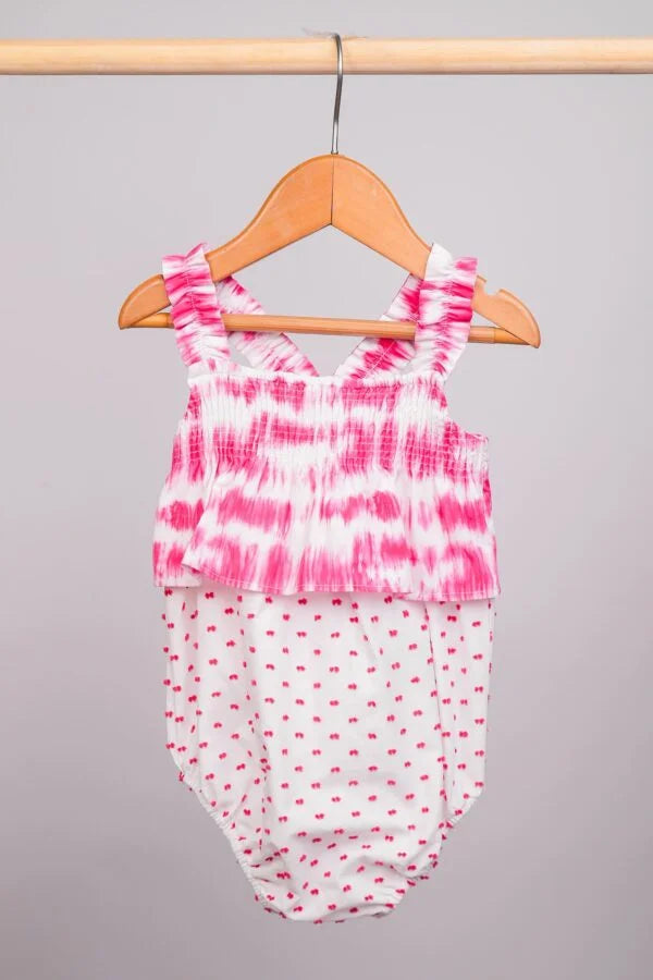Barboteuse pour bébé fille