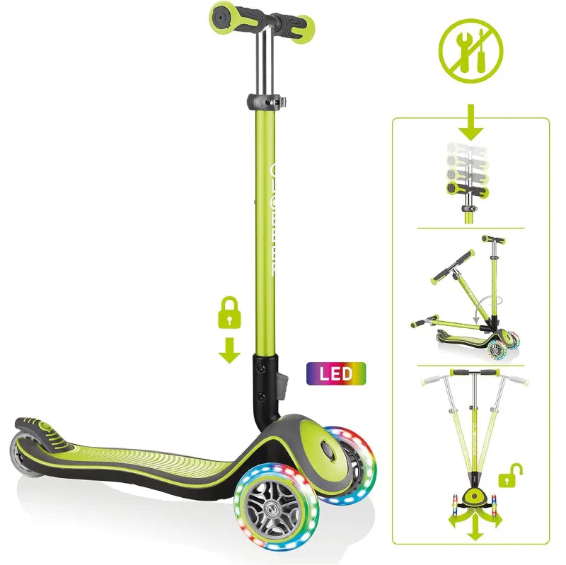 Trottinette pour enfants : « Elite Deluxe Lights » de Globber