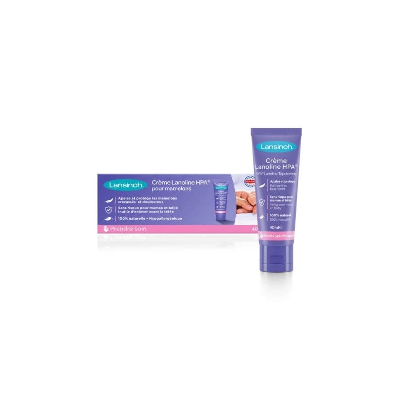 Crème Lansinoh à la Lanoline HPA® - Soins mamelons 40ml