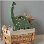 Dino Diplodocus Lamp - Confetti Green