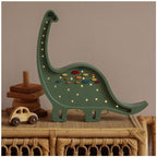 Dino Diplodocus Lamp - Confetti Green