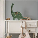 Dino Diplodocus Lamp - Confetti Green