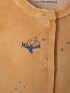 Dors-bien en velours imprimé avions