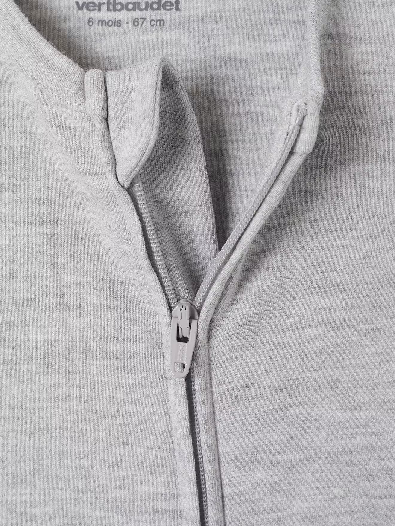 dors-bien uni avec ouverture devant par zip