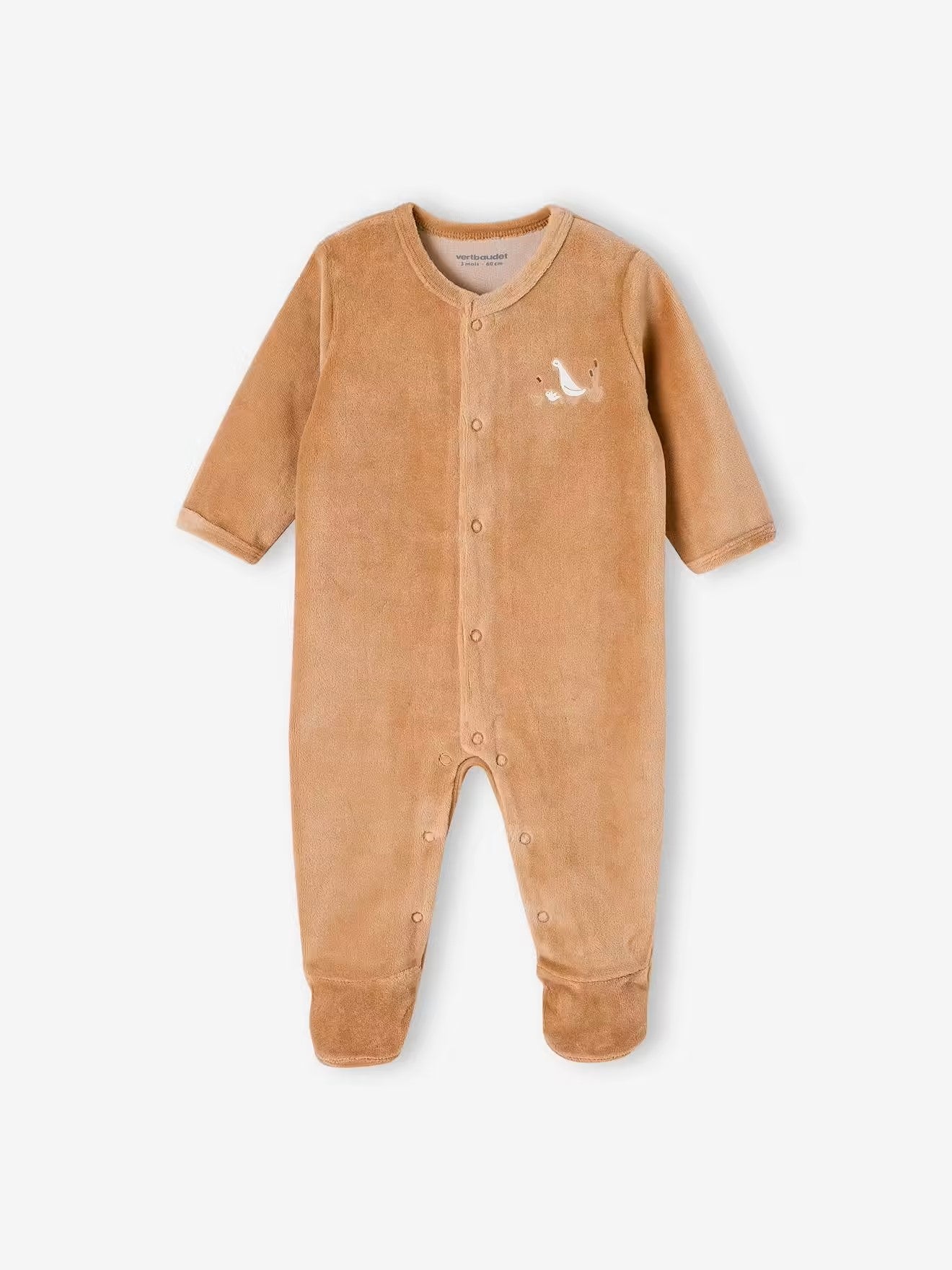 Dors-bien velours ouverture naissance bébé