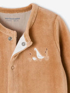 Dors-bien velours ouverture naissance bébé