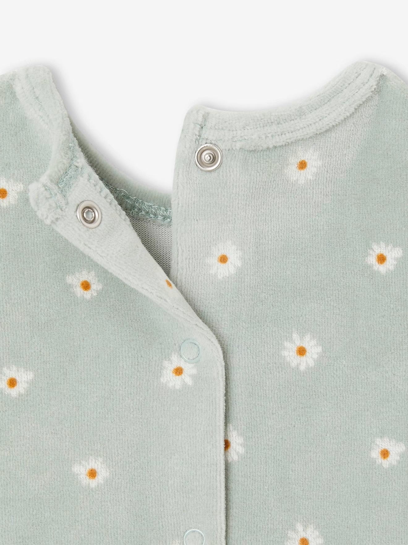 Dors-bien bébé en velours, tout imprimé