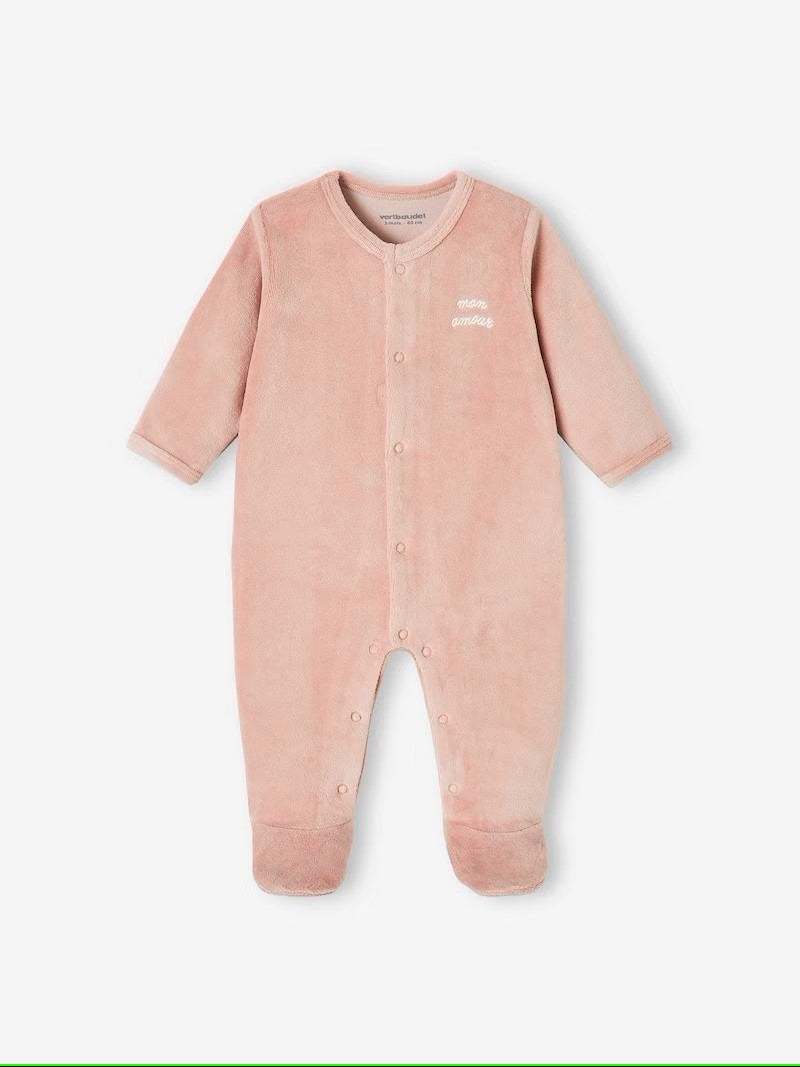 Dors-bien uni avec motif tendre placé