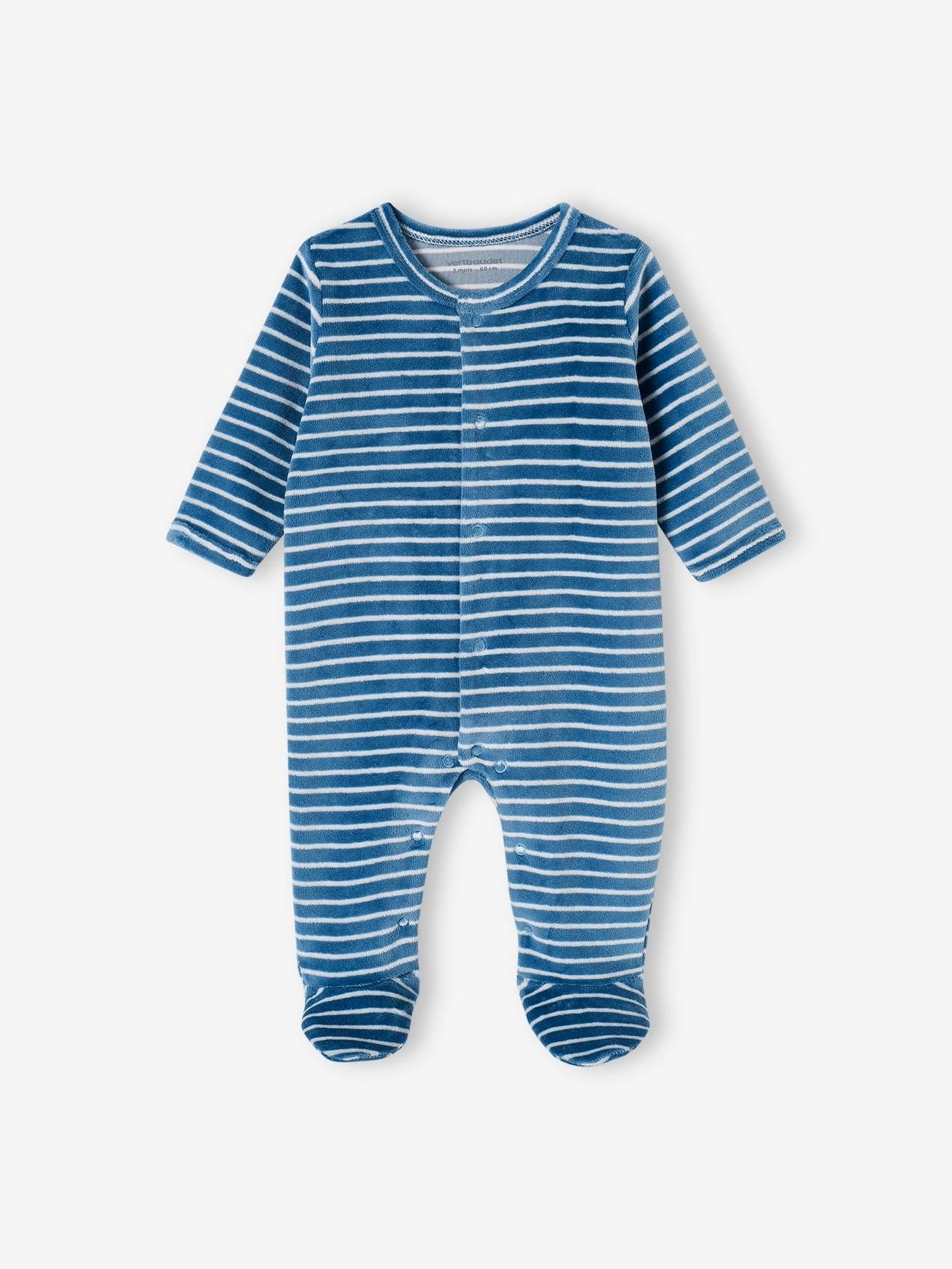 Dors-bien bleu rayé