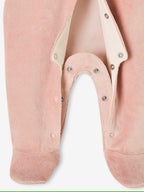 Dors-bien uni avec motif tendre placé