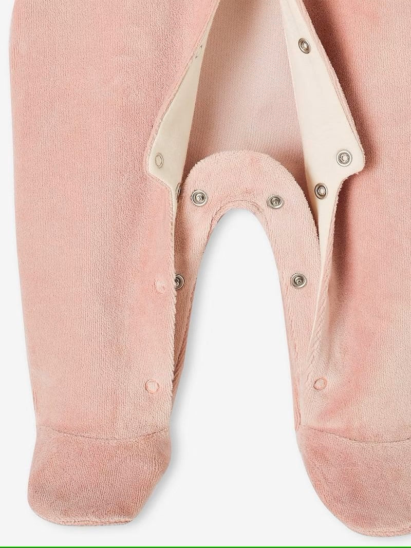 Dors-bien uni avec motif tendre placé