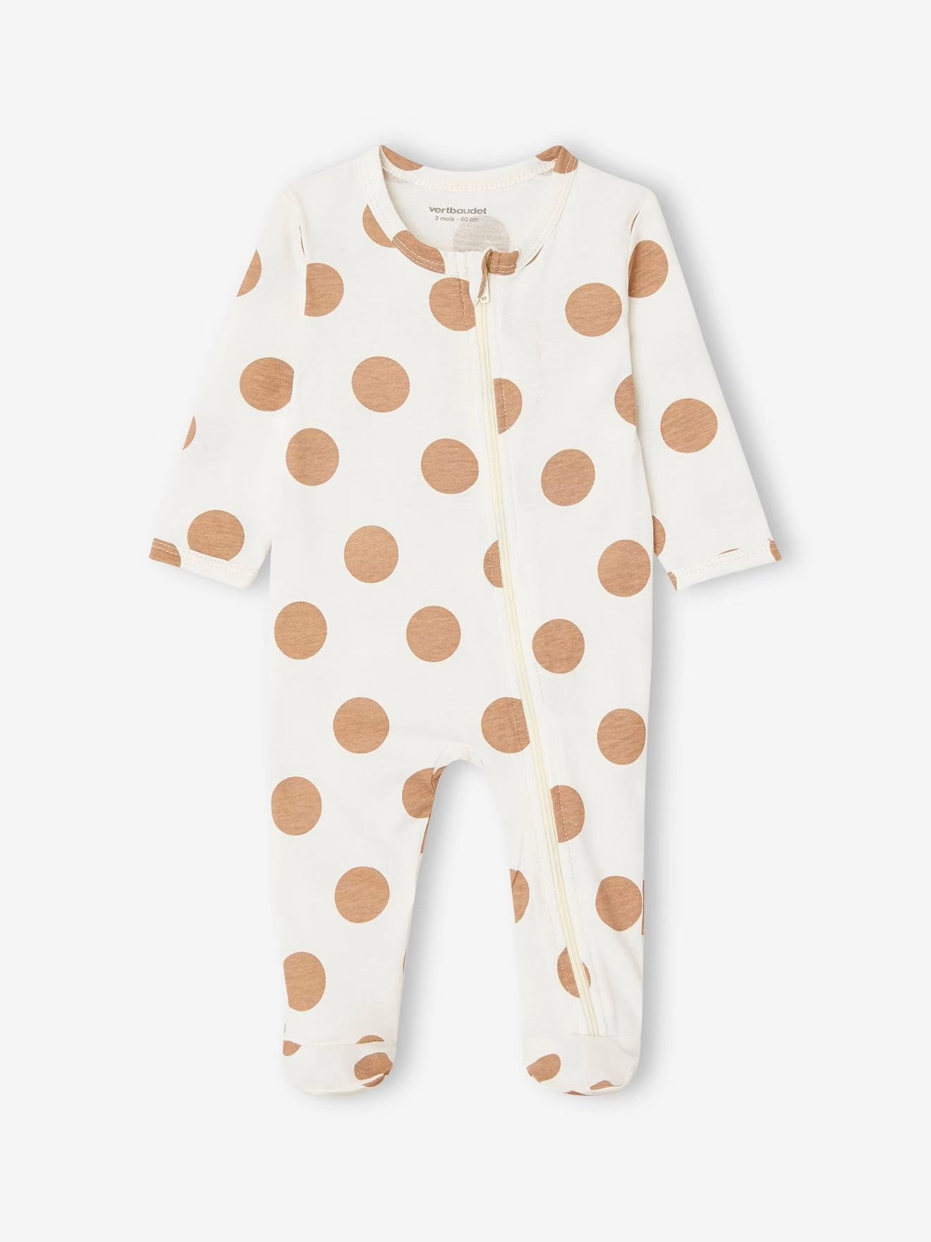 Pyjama bébé en jersey ouverture zippée