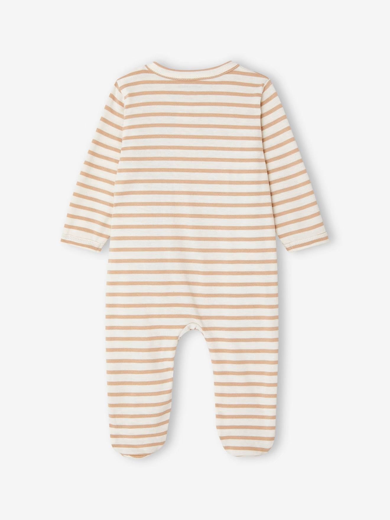 Pyjama bébé en jersey ouverture zippée