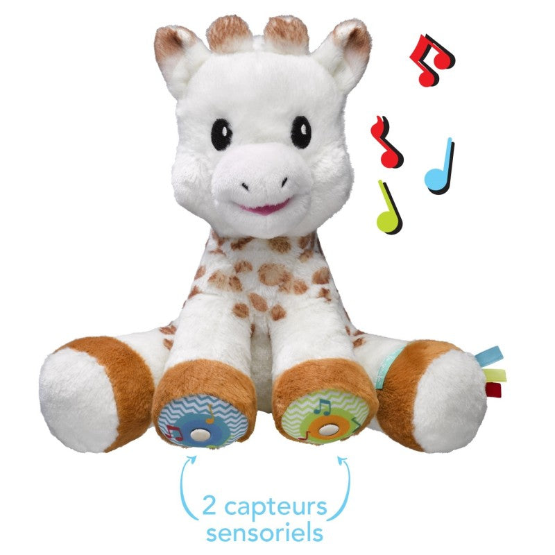 Peluche Touch & music Sophie la girafe