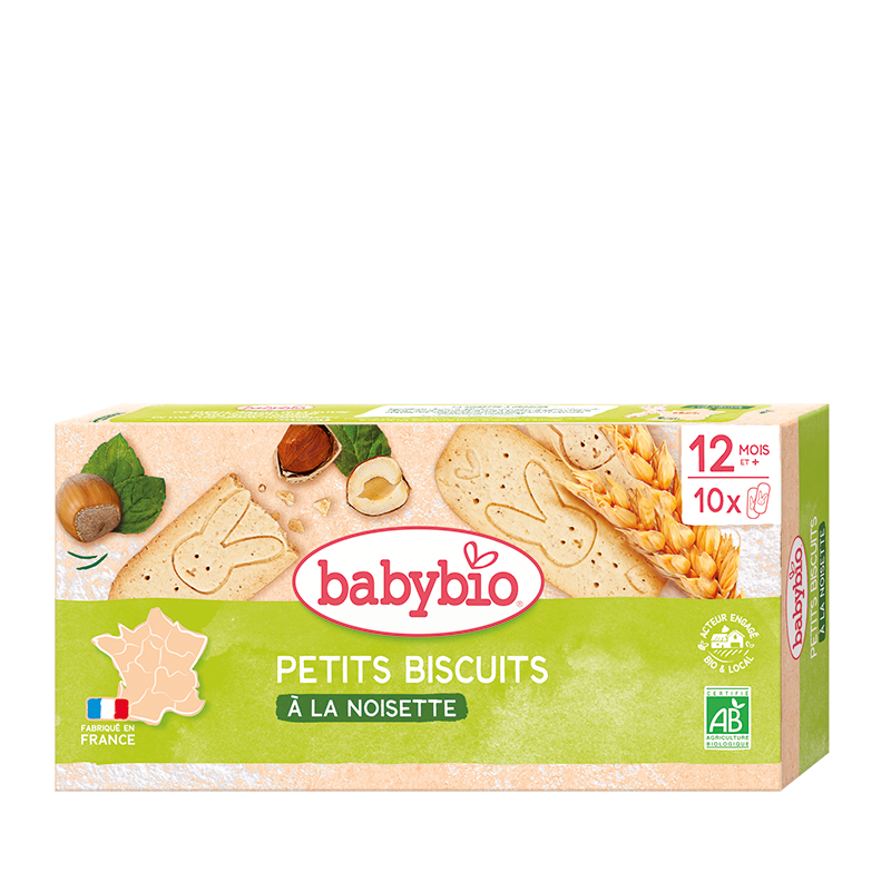 Babybio Boudoirs Biscuits À Noisette 120g