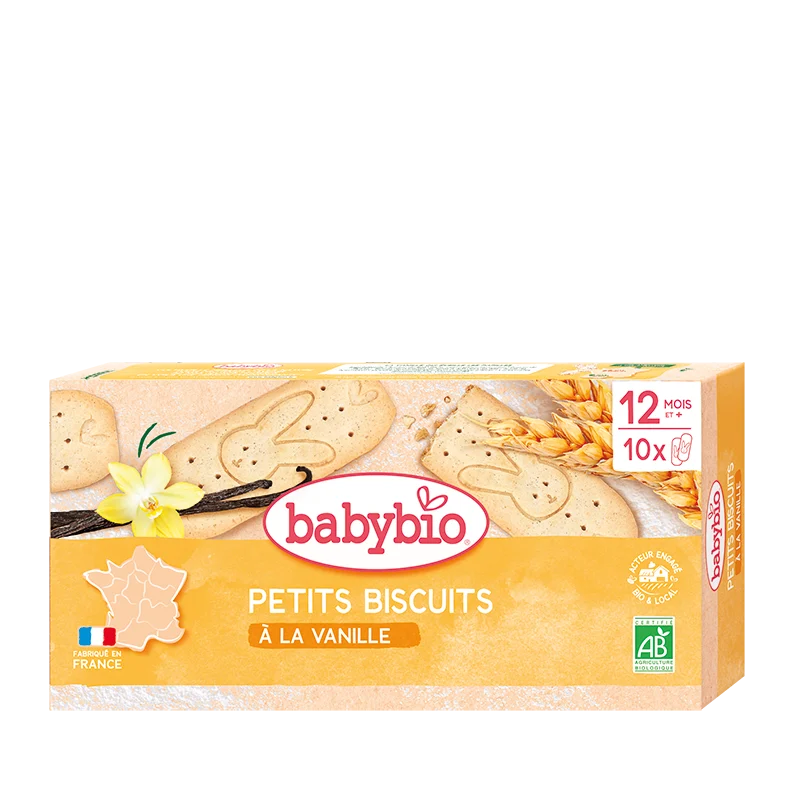 Babybio Boudoirs Biscuits À Vanille 120g