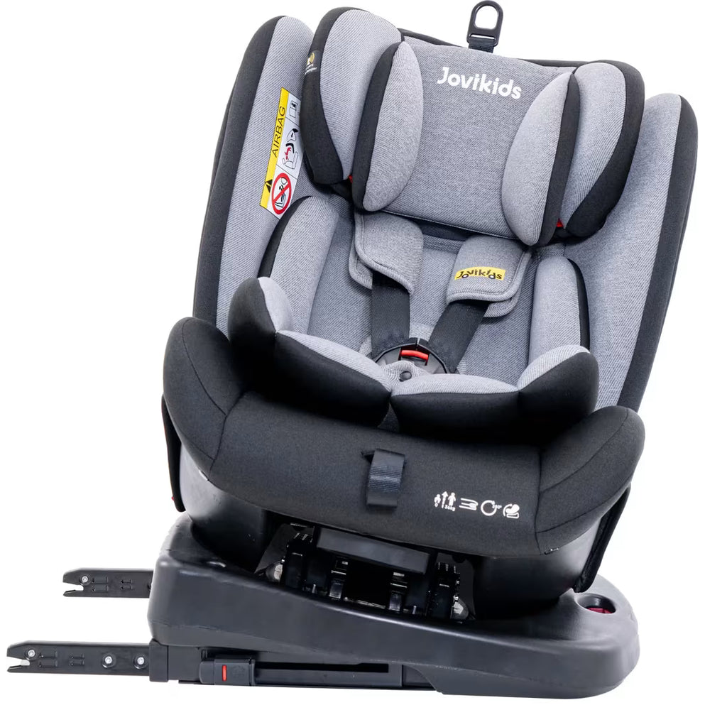Siège auto noir rotatif isofix 0-36 kg Angela – Jovikids