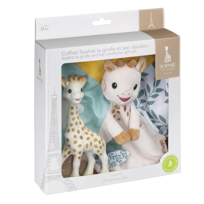 Sophie la girafe et son doudou