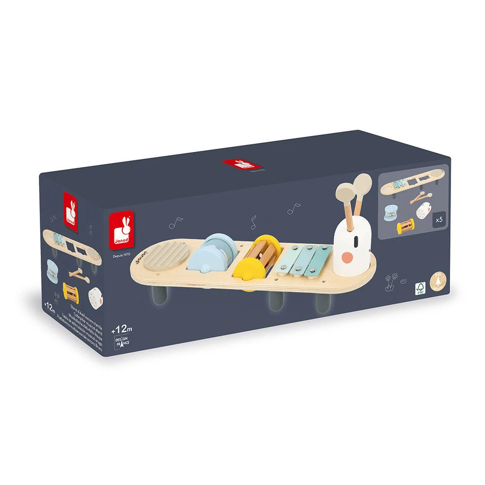 Stand d'Éveil Sonore Chenille Sweet Cocoon - Janod