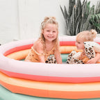 Piscine pour enfants Swim Essentials à imprimé arc-en-ciel, 150 cm
