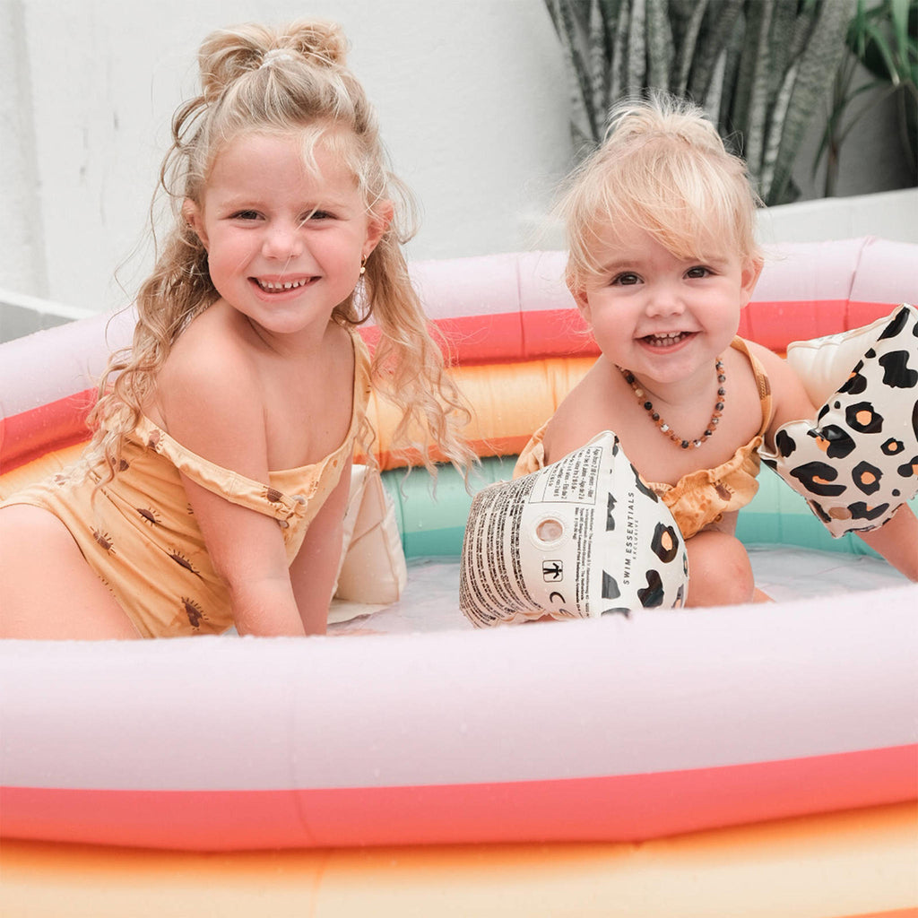 Piscine pour enfants Swim Essentials à imprimé arc-en-ciel, 150 cm