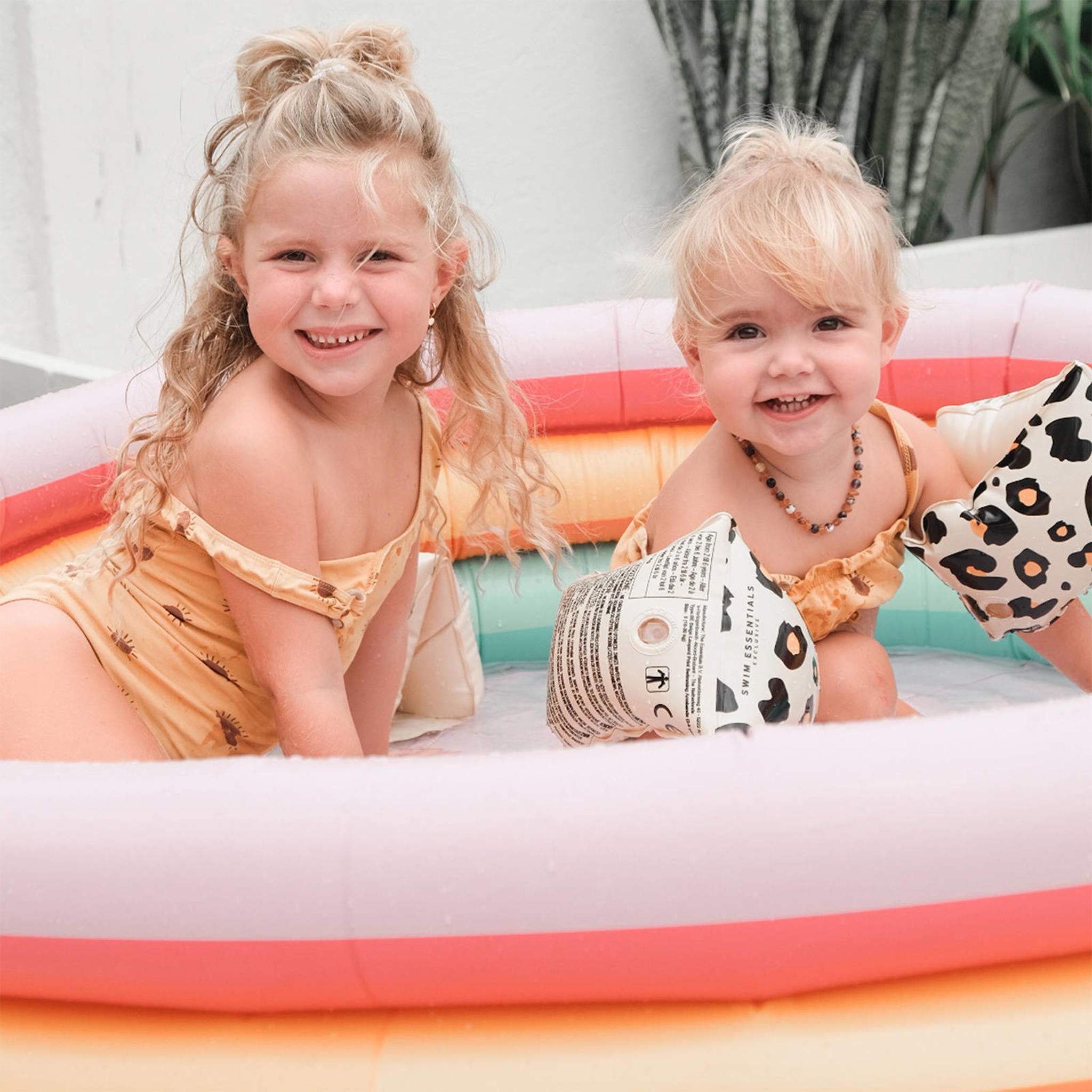 Piscine pour enfants Swim Essentials à imprimé arc-en-ciel, 150 cm