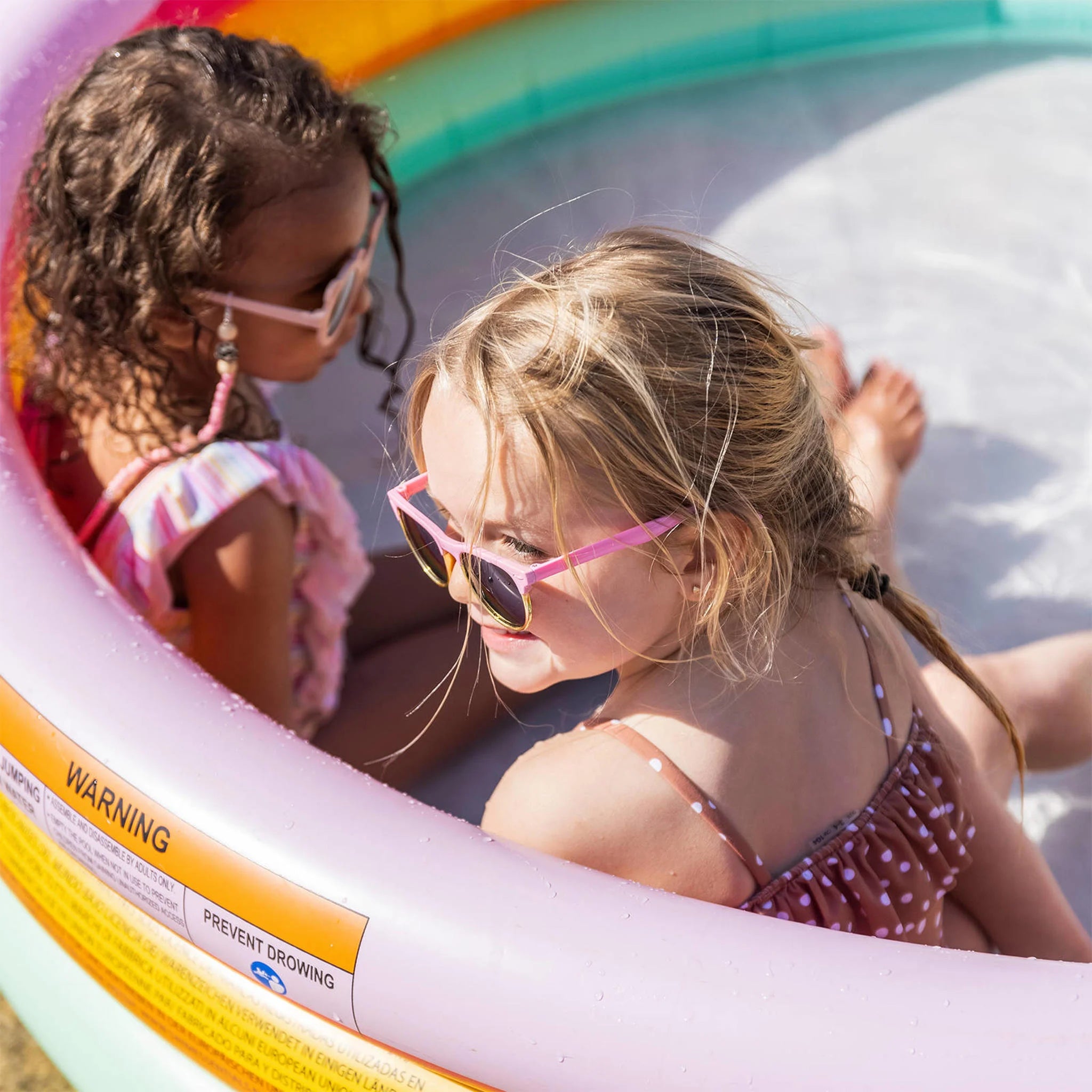 Piscine pour enfants Swim Essentials à imprimé arc-en-ciel, 150 cm