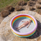 Piscine pour enfants Swim Essentials à imprimé arc-en-ciel, 150 cm