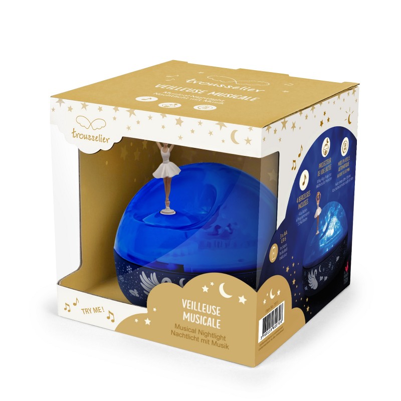 Projecteur de voie lactée musical ballerine 12 cm
